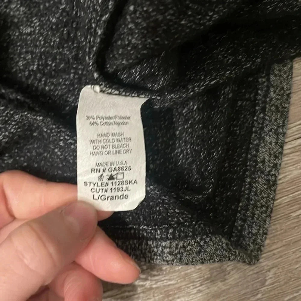Renee C catriona ruche asymmetrical fitted dark gray skirt Size Large - Picture 4 of 5
